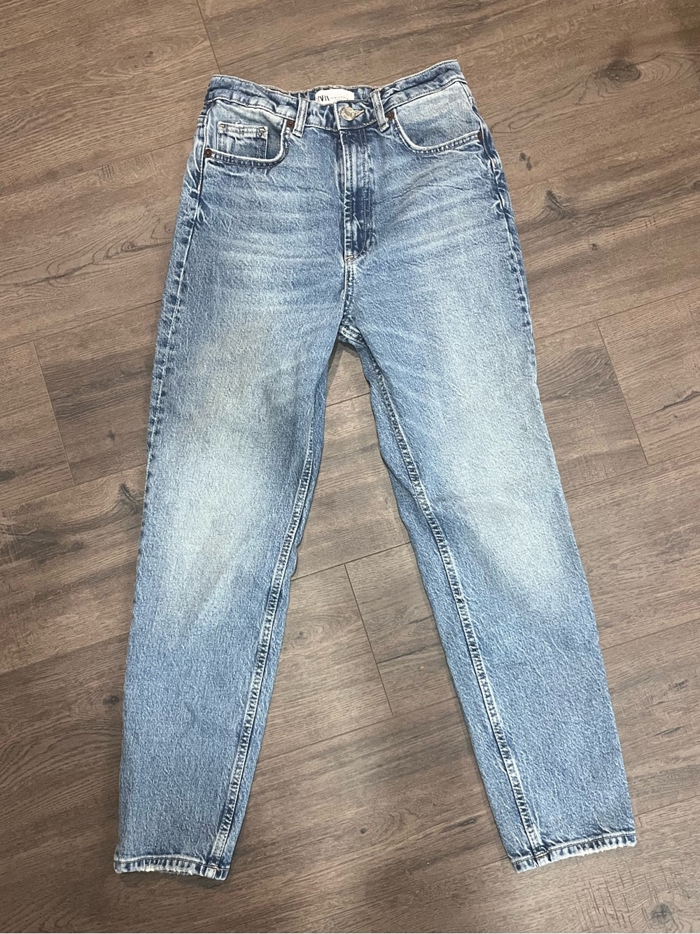 Zara Light Blue Relaxed Woman’s Jeans